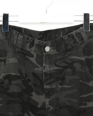 Camouflage Cotton Cargo Pants