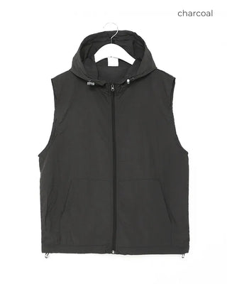 String Hooded Vest