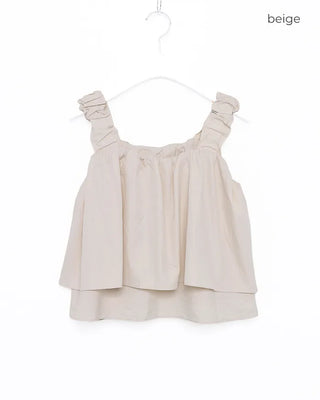 Frilled tiered blouse