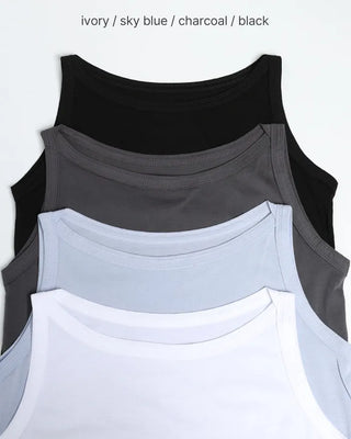 Boat neck layered camisole