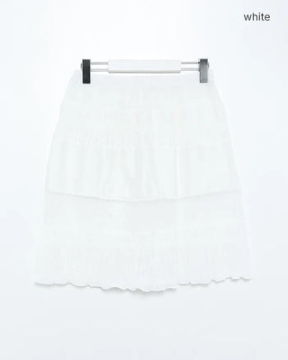 Polka Dot Flower Easy Sheer Skirt
