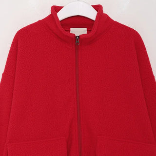 Pocket fleece zip jacket
