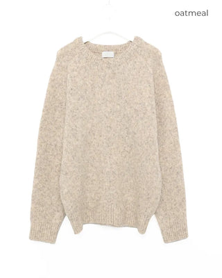 Melange Round Neck Knit