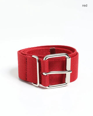 Eyelet canvas belt