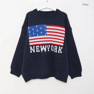 New York logo knit