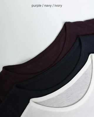 Simple Layered Long Sleeve T-Shirt