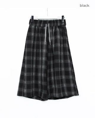 Checked Bermuda Pants