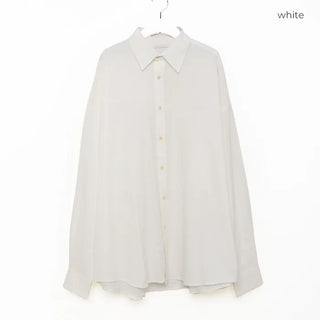 (Unisex) Oversized Cotton Shirt