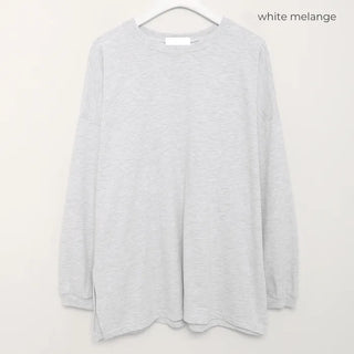 Side-slit boxy T-shirt