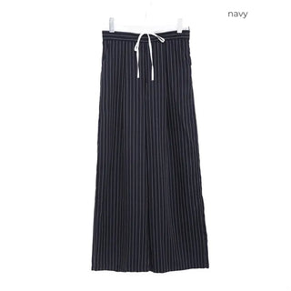 Striped two-tone slacks