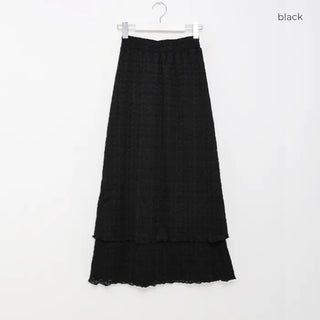 Lace long skirt