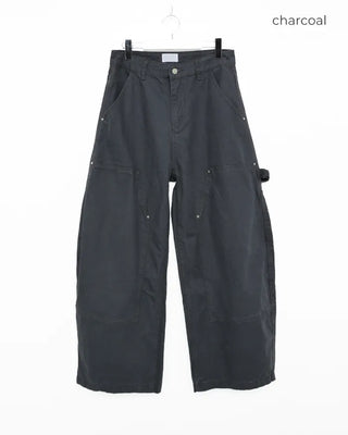 (Unisex) Double Knee Carpenter Balloon Pants