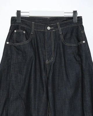 Stitched Wide Denim