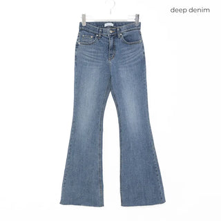 Bootcut denim pants