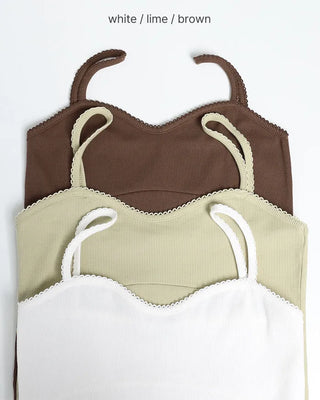 Lace slim camisole