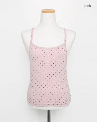Polka Dot Halter Neck Top