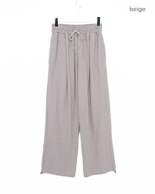 Pinstripe String Slacks