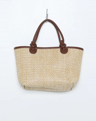 Rattan tote bag