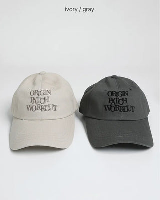 Patchwork Lettering Cap