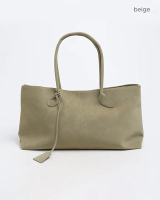 Suede shoulder bag