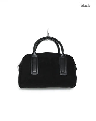 Suede tote bag