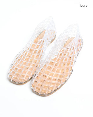 Mesh Jelly Sandals