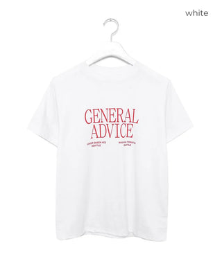ADVICE Lettering Short-Sleeve T-Shirt
