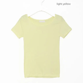 Basic slim short-sleeved T-shirt