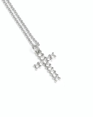 Cubic Zirconia Round Chain Necklace