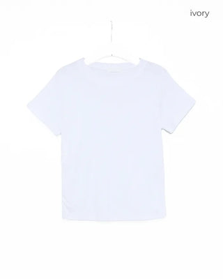 French sleeve plain t-shirt