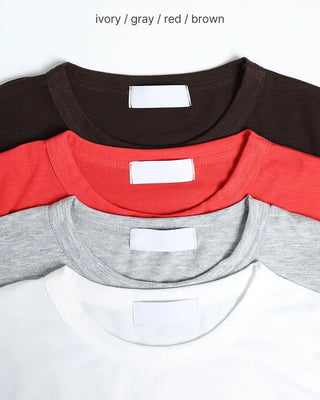 Layered Tencel Half T-Shirt