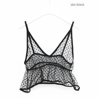 See-through bustier