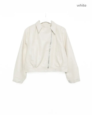 Crop Leather Jacket