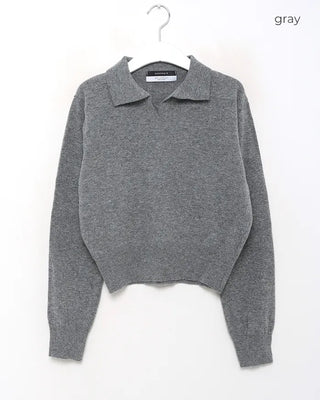 Modern wool color knit