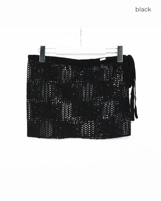 Lace wrap skirt