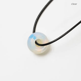 Stone Ring Point Necklace