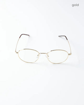 Slim metal frame glasses