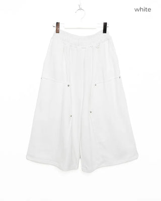 (UNISEX) Snap Bermuda Easy Pants