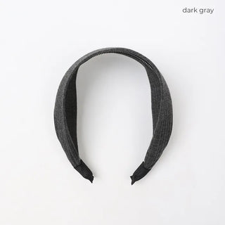 Knitted ribbed headband
