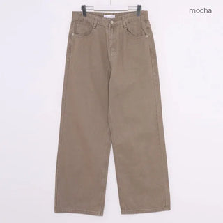 Wide cotton pants