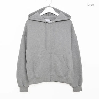 (Unisex) Washable Hooded Zip-Up