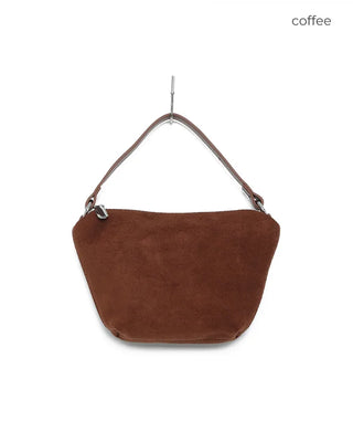 Simple suede bag