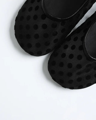 Rochelle Dot See-Through Flat Shoes