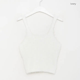 Layered Twist Knit Bustier