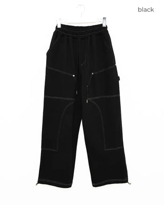 Stitched Wide Fit Pants