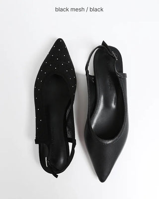 Dot Cubic Pointed Toe