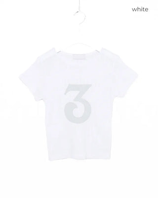 3 French Sleeve Cropped T-Shirt