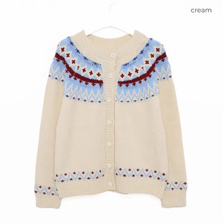 Nordic knit cardigan