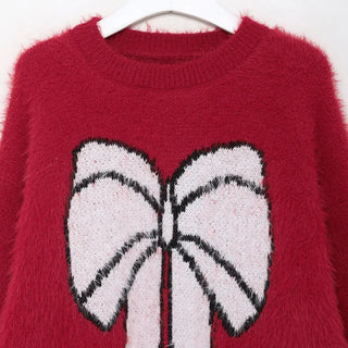 Big ribbon detail knit