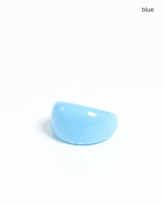Matte Color Bold Arch Ring